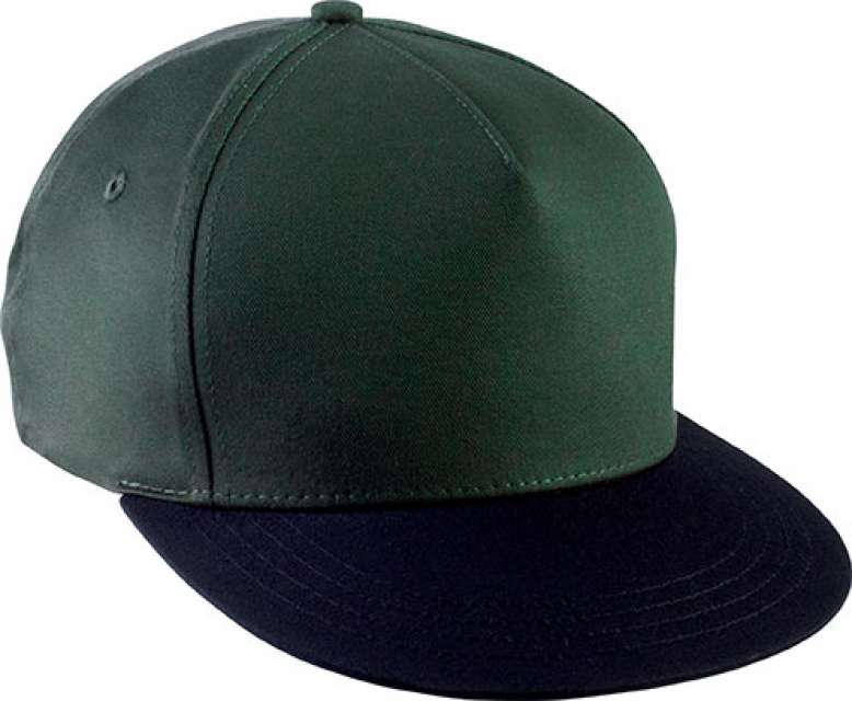 K-up Snapback Cap - 5 Panels - K-up Snapback Cap - 5 Panels - Forest Green