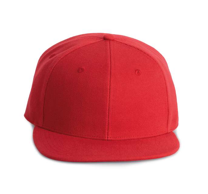 K-up Snapback Cap - 6 Panels - K-up Snapback Cap - 6 Panels - Red