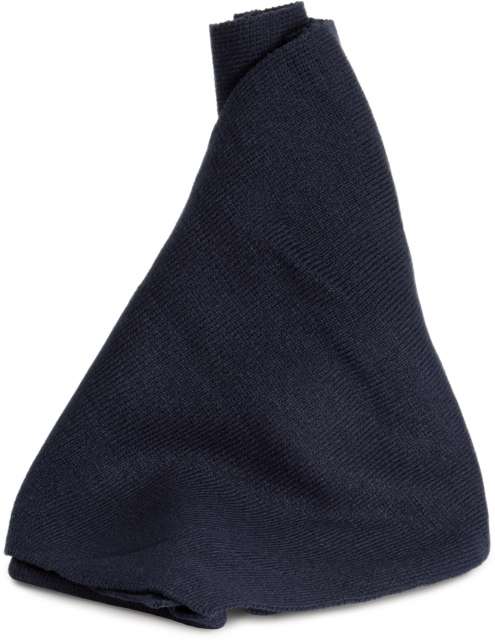 K-up Knitted Scarf - K-up Knitted Scarf - Navy