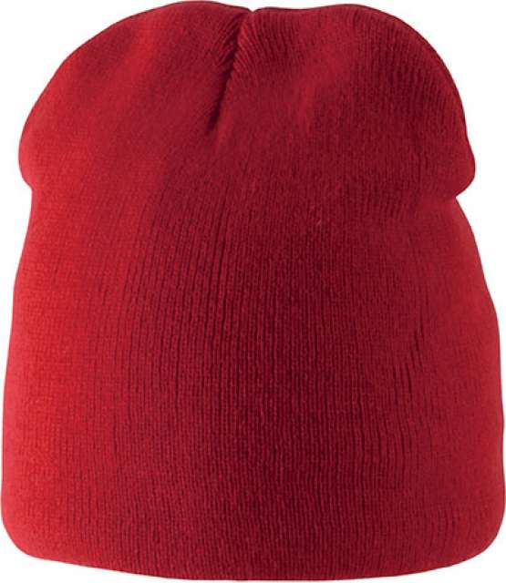 K-up Fleece Lined Beanie - red