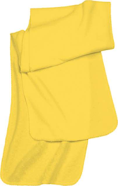 K-up Fleece Scarf - yellow