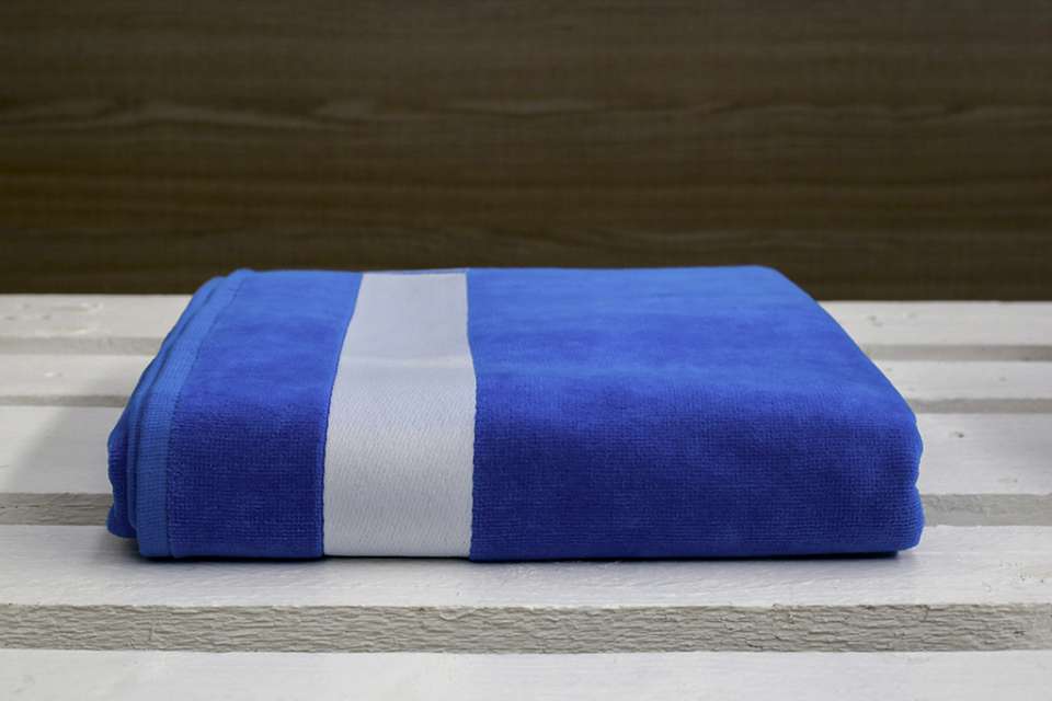 Olima Olima Velour Beach Towel - modrá