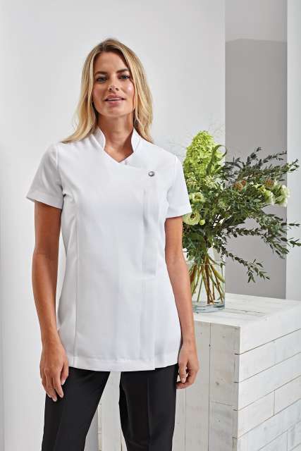 Premier ‘blossom’ Beauty And Spa Tunic - white