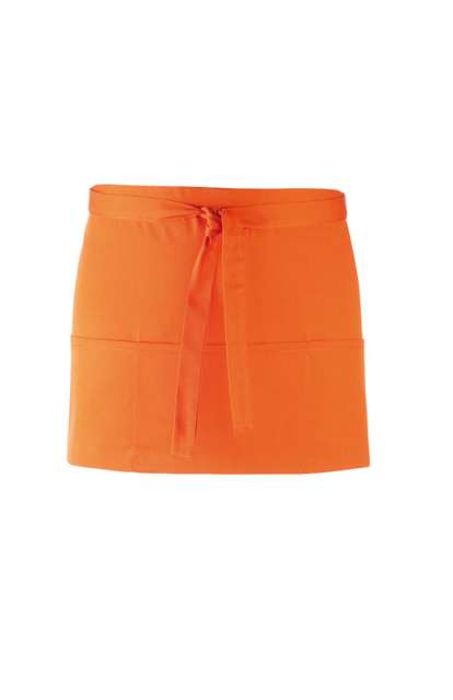 Premier 'colours Collection’ Three Pocket Apron - Premier 'colours Collection’ Three Pocket Apron - Orange