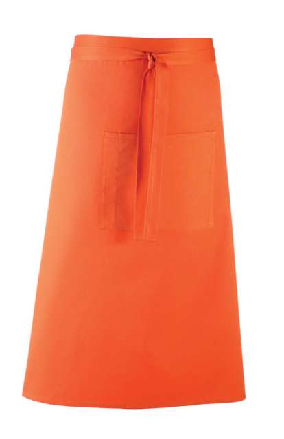 Premier 'colours Collection’ Bar Apron With Pocket - Orange