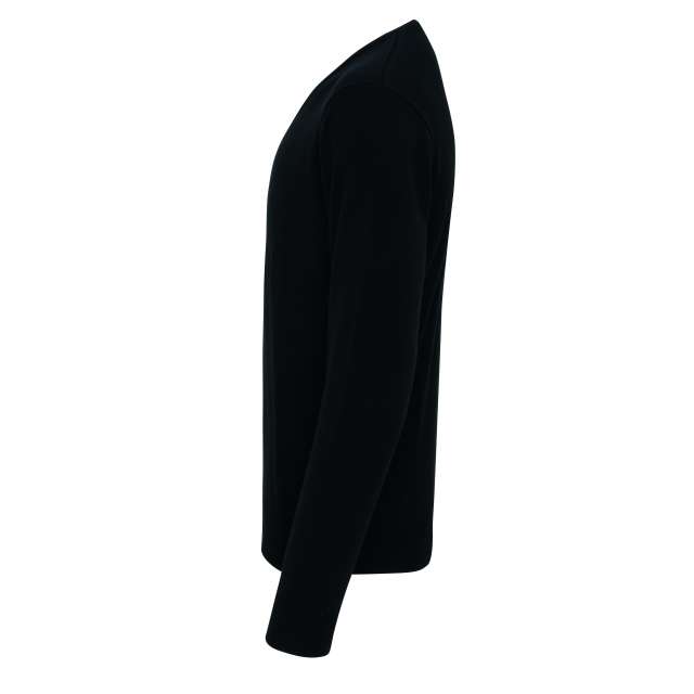 Premier 'essential' Acrylic Men's V-neck Sweater - black