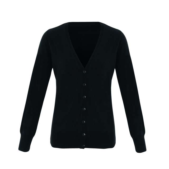 Premier 'essential' Acrylic Women's Cardigan - Premier 'essential' Acrylic Women's Cardigan - Black