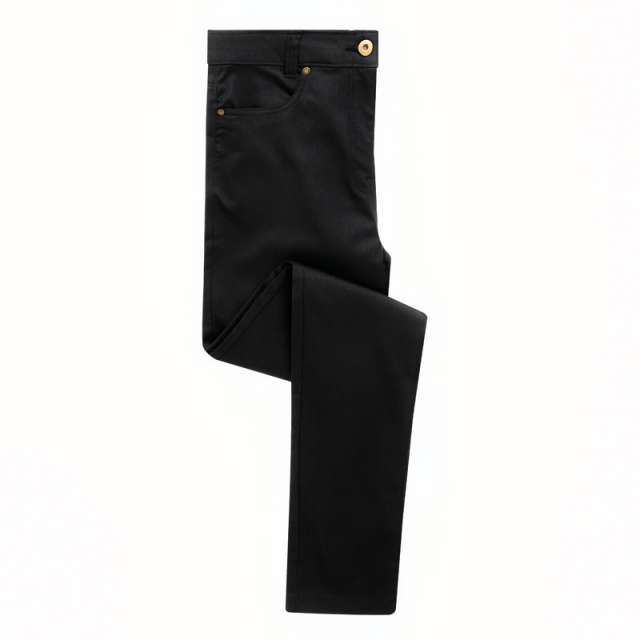 Premier Ladies' Performance Chino Jeans - black