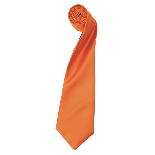 Premier 'colours Collection' Satin Tie - Orange
