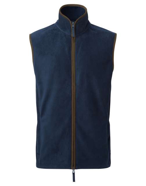 Premier Men's 'artisan' Fleece Gilet - blue