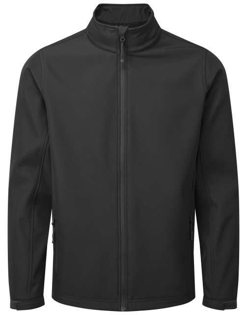 Premier Men’s Windchecker® Printable & Recycled Softshell Jacket - černá