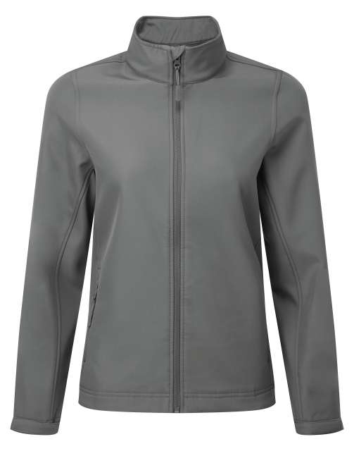 Premier Women’s Windchecker® Printable & Recycled Softshell Jacket - grey