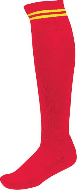 Proact Striped Sports Socks - Proact Striped Sports Socks - Sport Scarlet Red
