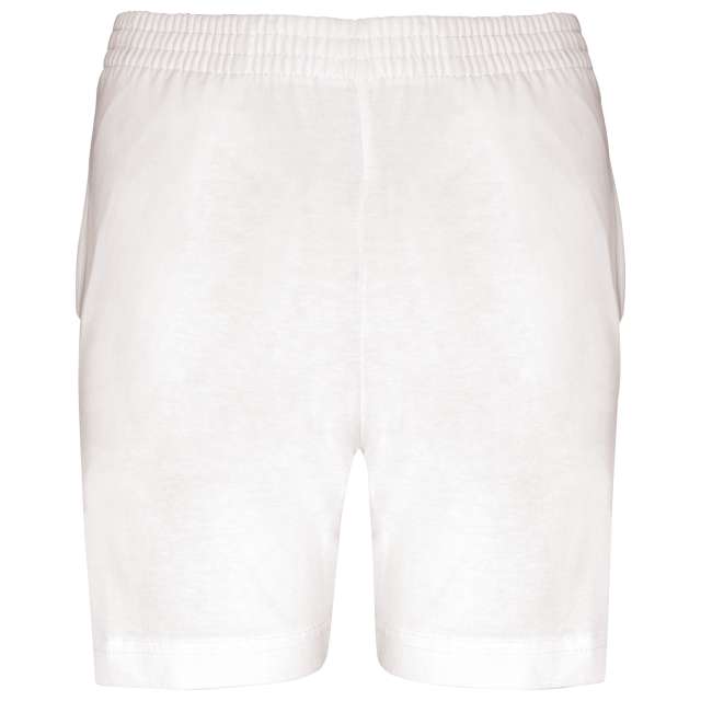 Proact Kids' Jersey Sports Shorts - white