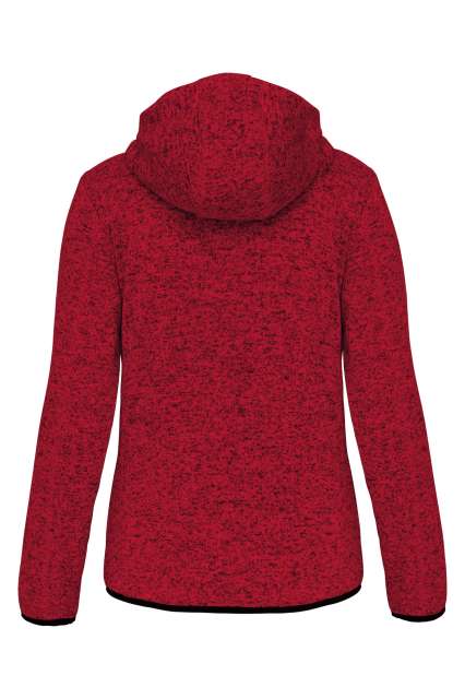 Proact Ladies’ Heather Hooded Jacket - red