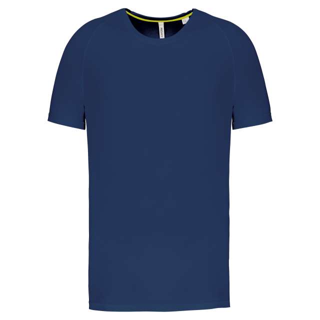 Proact Men's Recycled Round Neck Sports T-shirt - modrá