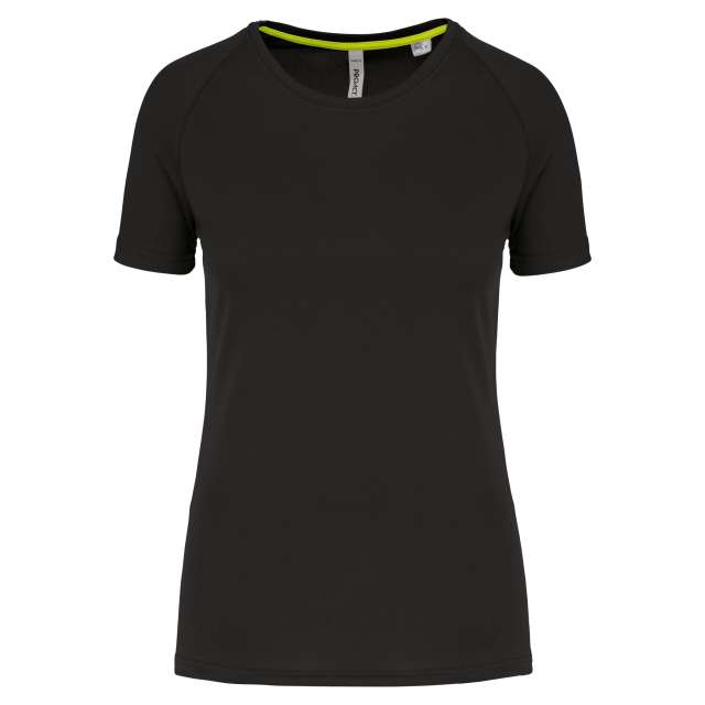 Proact Ladies' Recycled Round Neck Sports T-shirt - schwarz