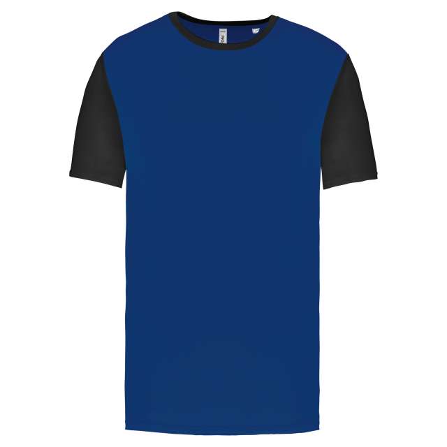 Proact Adults' Bicolour Short-sleeved T-shirt - blau
