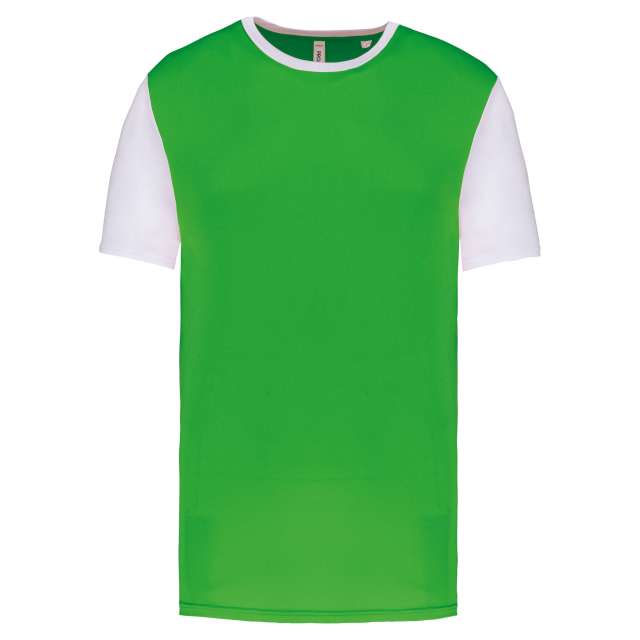 Proact Adults' Bicolour Short-sleeved T-shirt - zelená