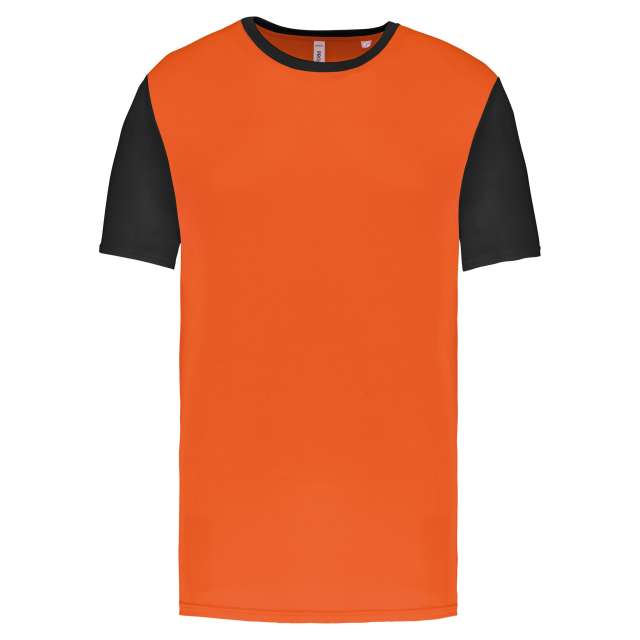 Proact Adults' Bicolour Short-sleeved T-shirt - orange