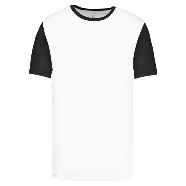 Proact Adults' Bicolour Short-sleeved T-shirt - bílá