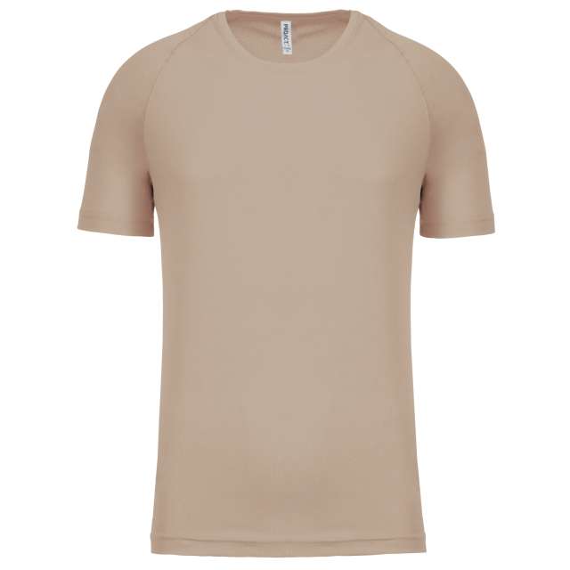 Proact Men's Short-sleeved Sports T-shirt - Proact Men's Short-sleeved Sports T-shirt - Tan