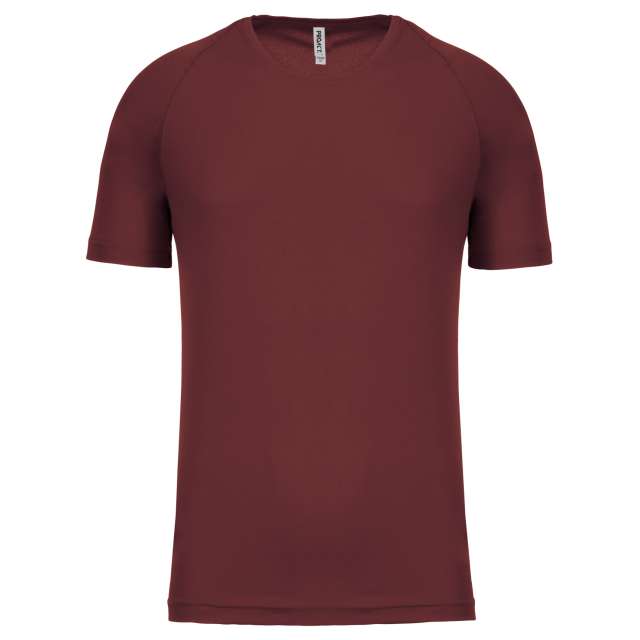 Proact Men's Short-sleeved Sports T-shirt - Proact Men's Short-sleeved Sports T-shirt - Maroon