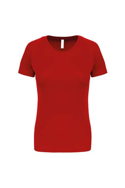 Proact Ladies' Short-sleeved Sports T-shirt - červená