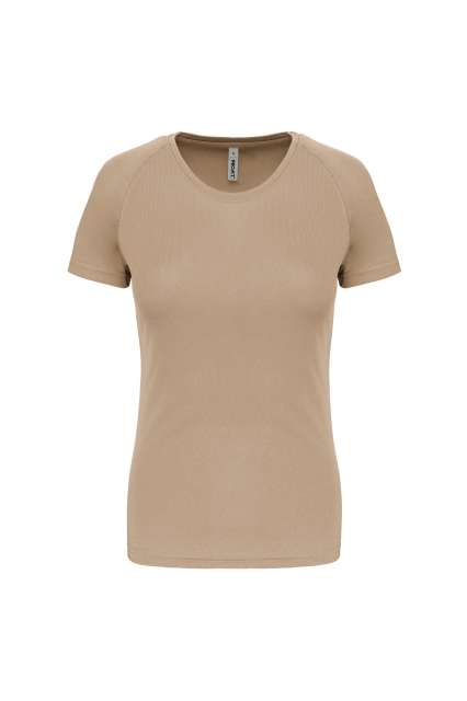 Proact Ladies' Short-sleeved Sports T-shirt - brown