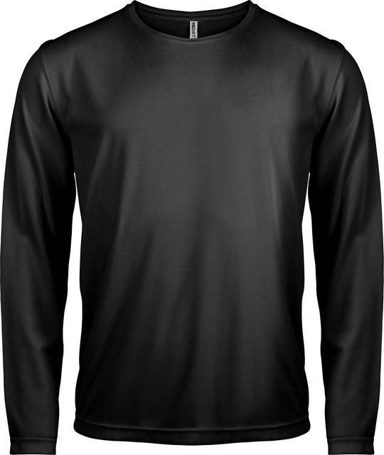 Proact Men's Long-sleeved Sports T-shirt - schwarz