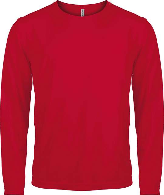 Proact Men's Long-sleeved Sports T-shirt - red