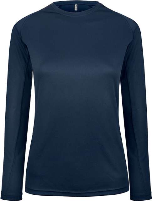 Proact Ladies' Long-sleeved Sports T-shirt - blau