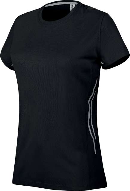 Proact Ladies' Short Sleeve Sports T-shirt - black