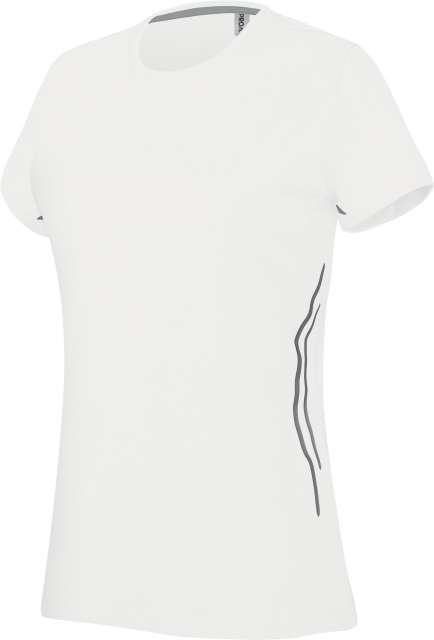 Proact Ladies' Short Sleeve Sports T-shirt - biela