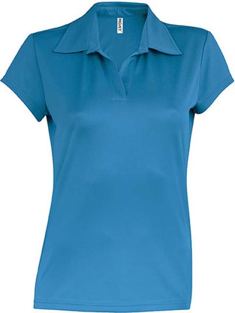 Proact Ladies' Short-sleeved Polo Shirt - modrá