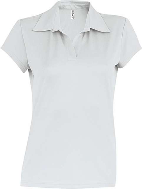 Proact Ladies' Short-sleeved Polo Shirt - bílá