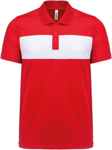 Proact Adult Short-sleeved Polo-shirt - Proact Adult Short-sleeved Polo-shirt - Red