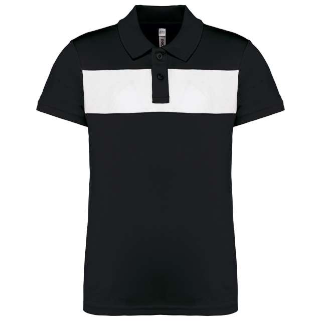 Proact Kids' Short Sleeve Polo Shirt - schwarz