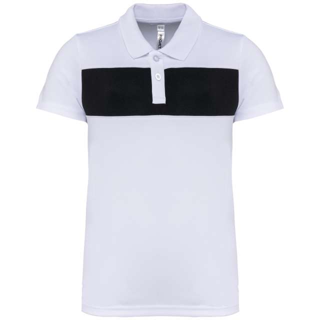 Proact Kids' Short Sleeve Polo Shirt - Weiß 