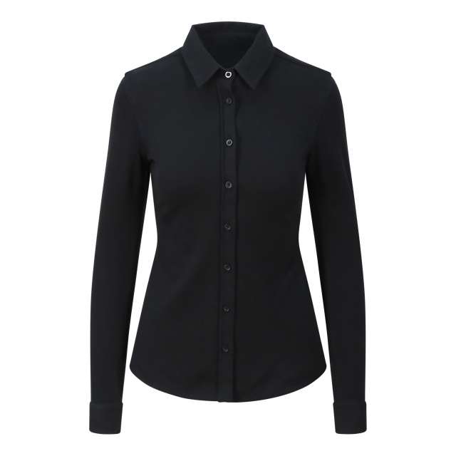 So Denim Anna Knitted Shirt - black