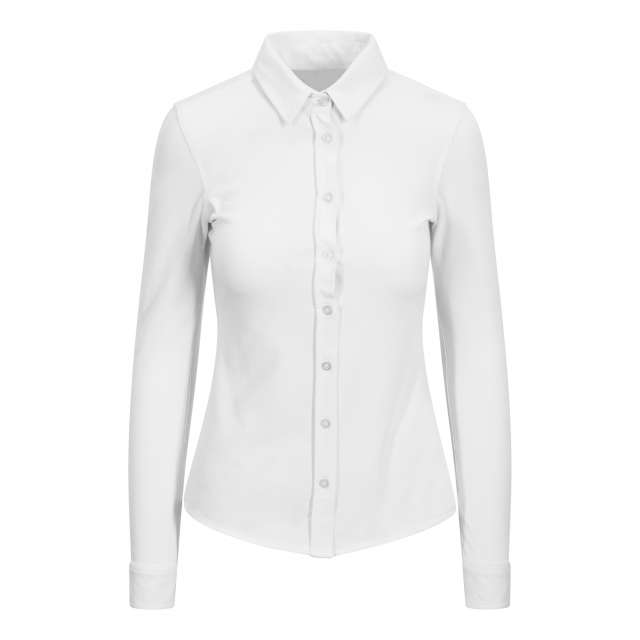 So Denim Anna Knitted Shirt - Weiß 