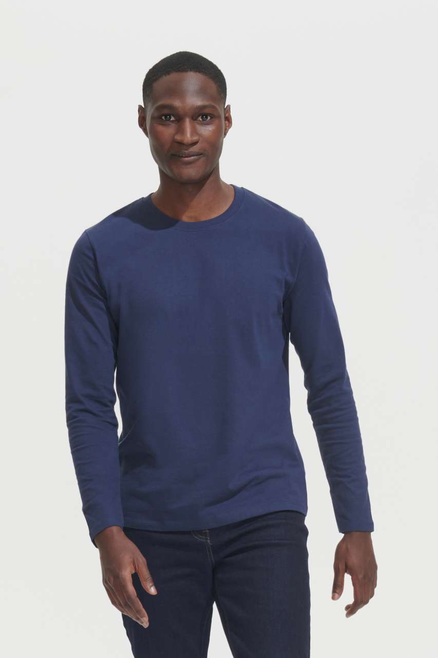 Sol's imperial Lsl Men - Long-sleeve T-shirt - modrá