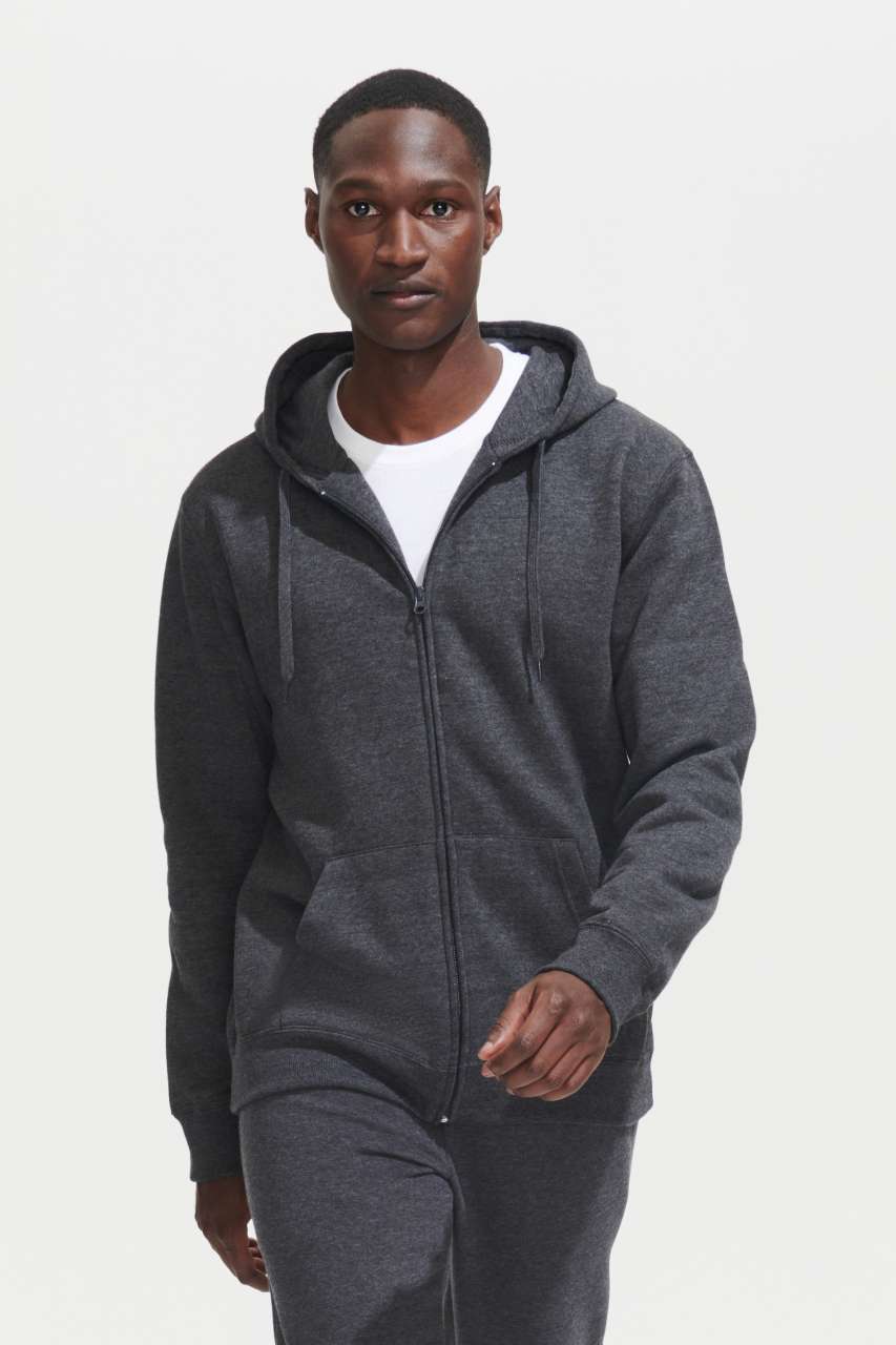 Sol's Seven Men - Jacket With Lined Hood - grey