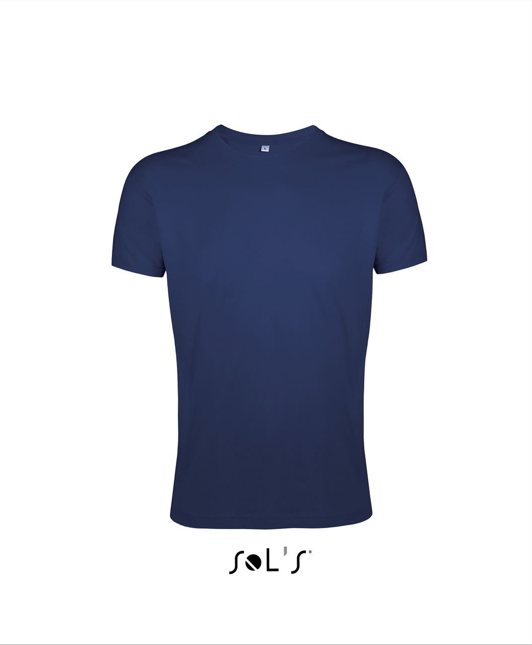 Sol's Regent Fit - Men’s Round Neck Close Fitting T-shirt - modrá