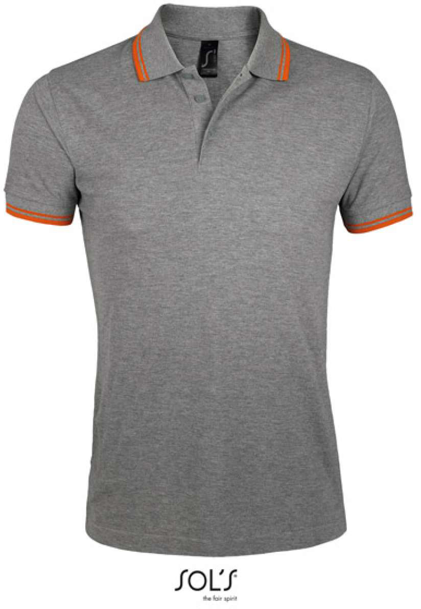 Sol's Pasadena Men - Polo Shirt - Grau