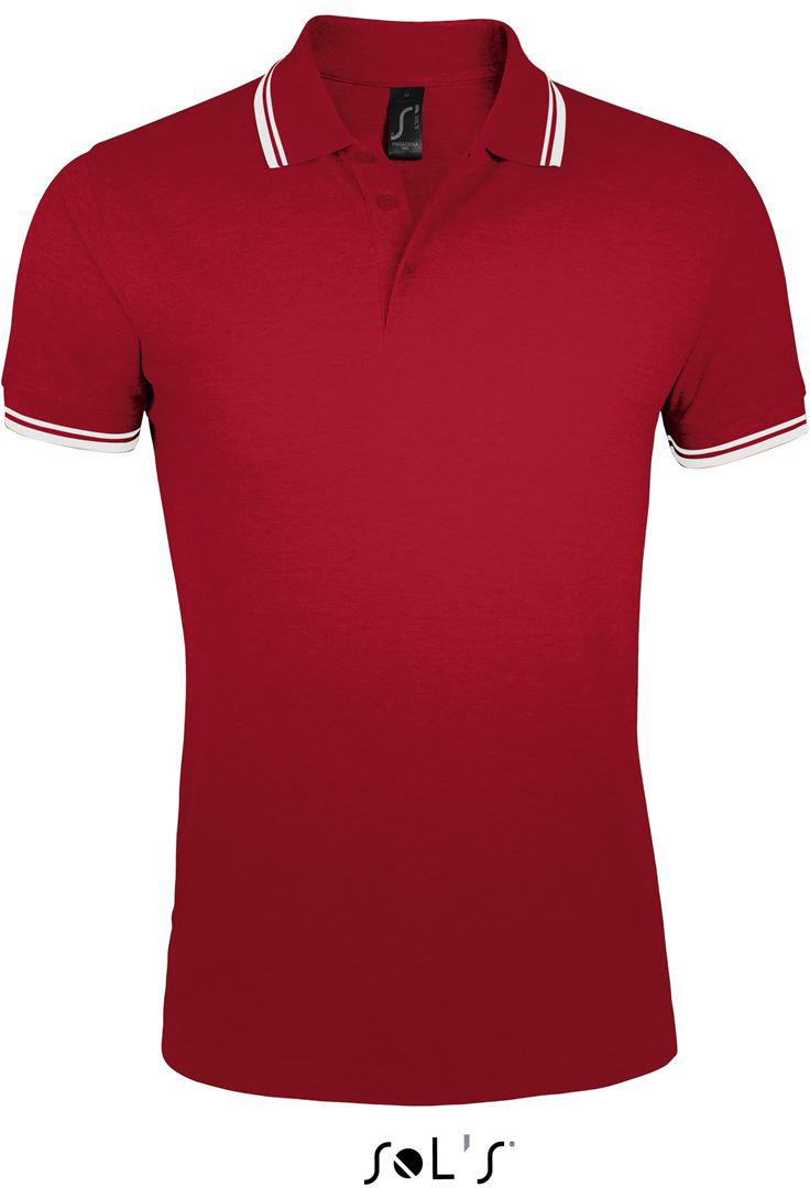 Sol's Pasadena Men - Polo Shirt - červená