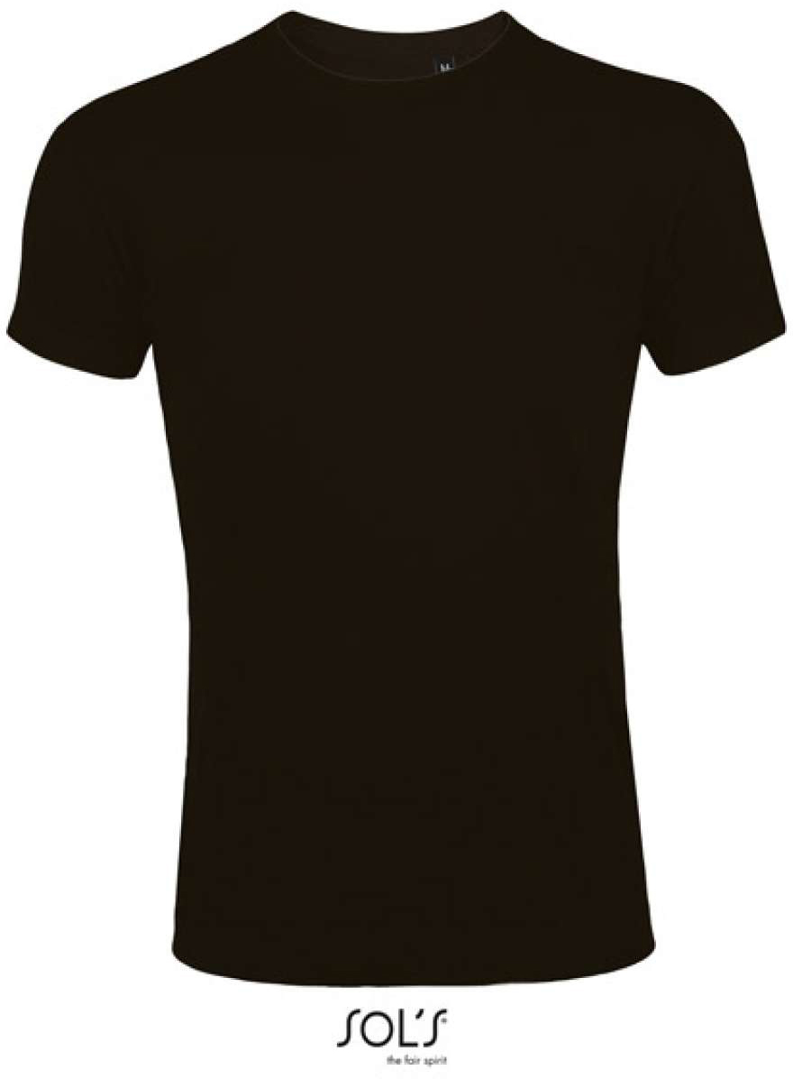Sol's imperial Fit - Men's Round Neck Close Fitting T-shirt - čierna