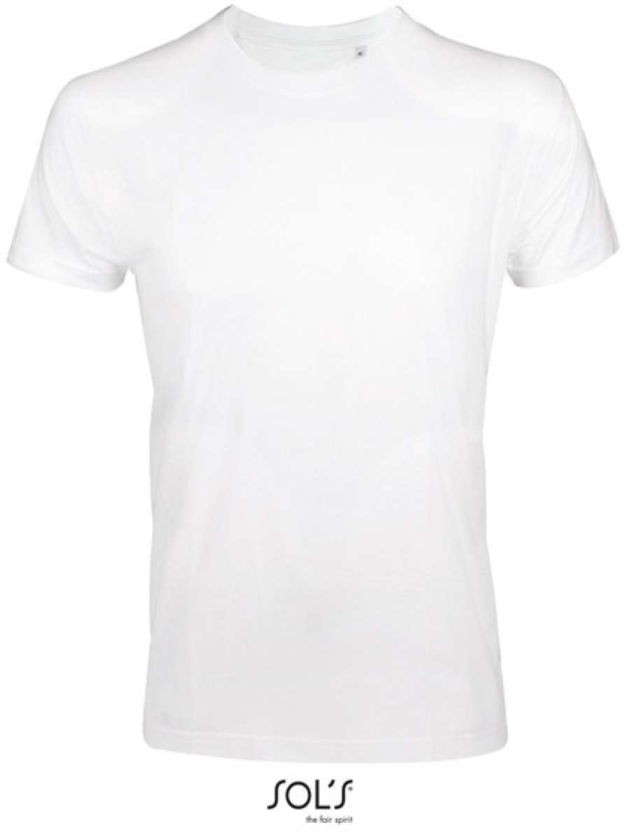Sol's imperial Fit - Men's Round Neck Close Fitting T-shirt - biela
