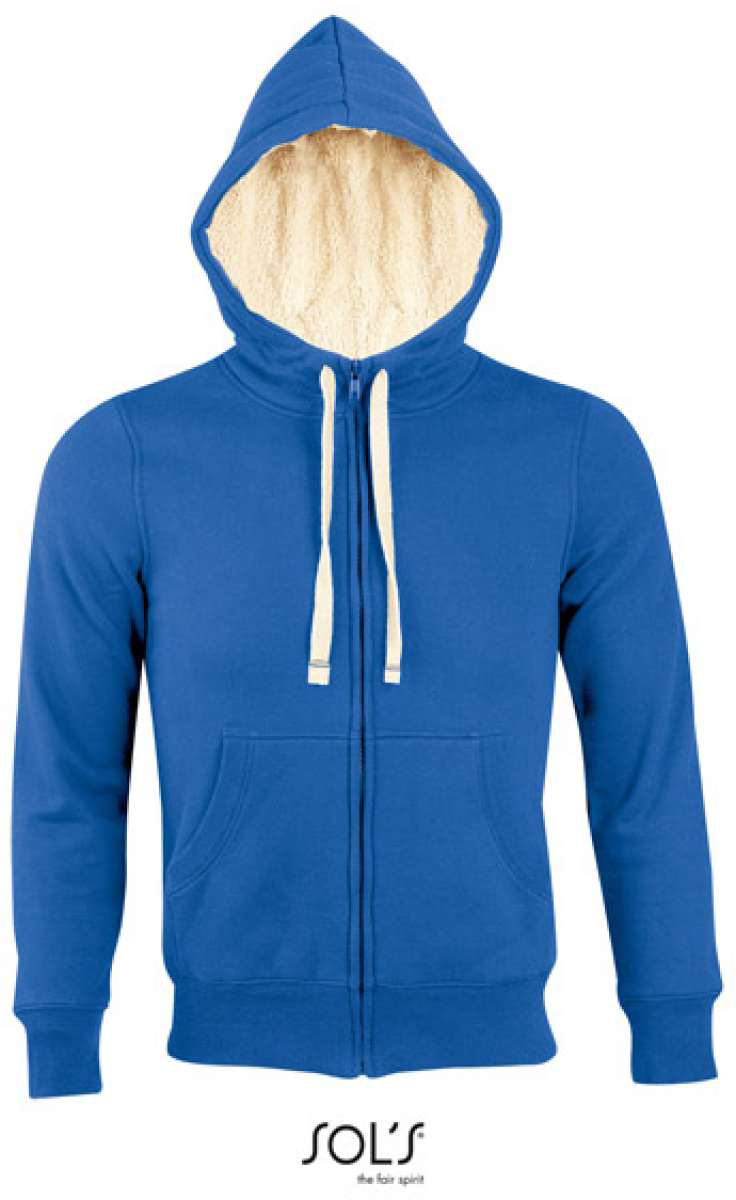 Sol's Sherpa - Unisex Zipped Jacket With "sherpa" Lining - blau