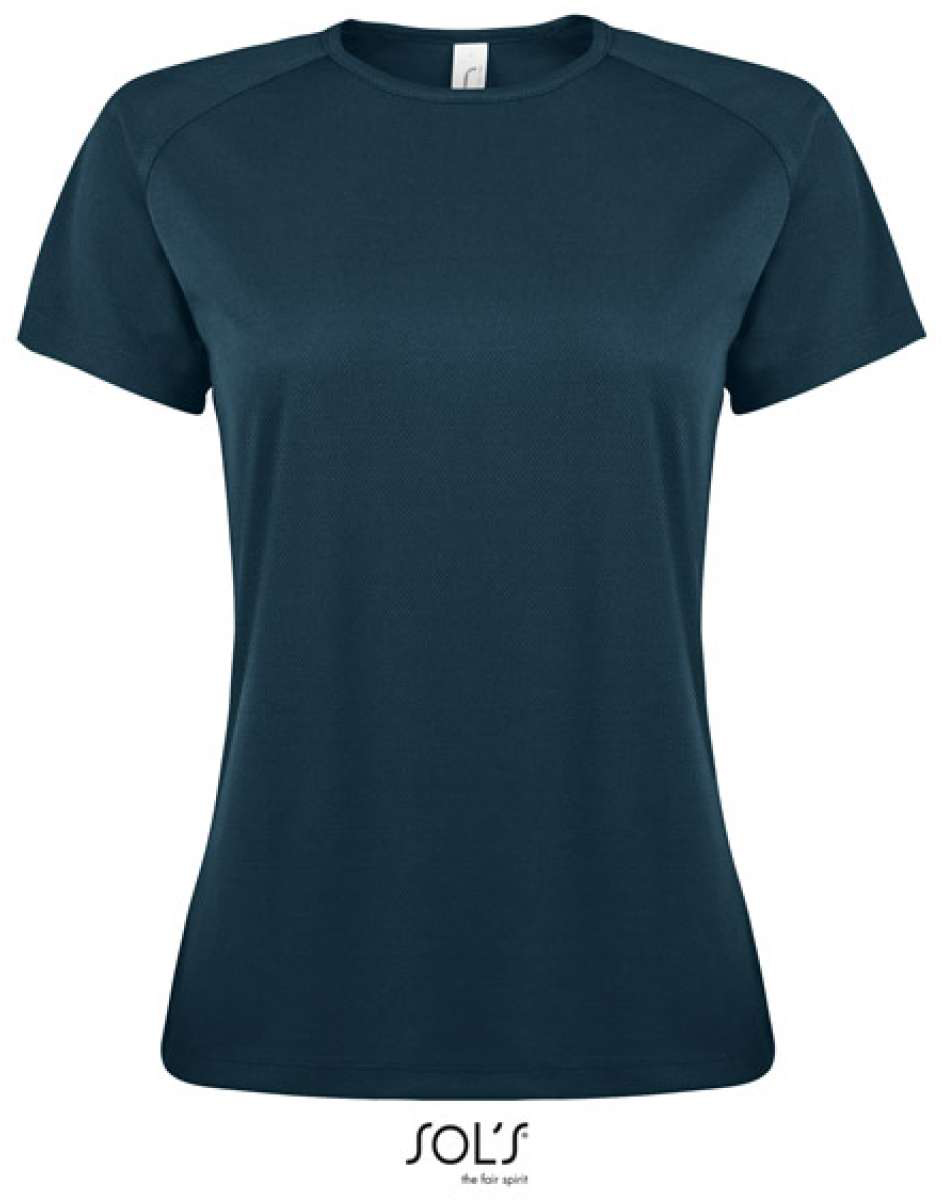 Sol's Sporty Women - Raglan-sleeved T-shirt - modrá